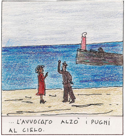 Avv. Caruso e sig.ra Valori discutono Avv. Caruso e sig.ra Valori discutono